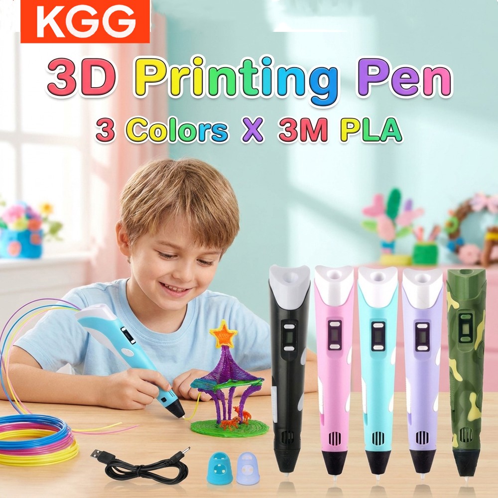 Pla Filament - 3D-ручка для рисования с ЖК-экраном, совместимая