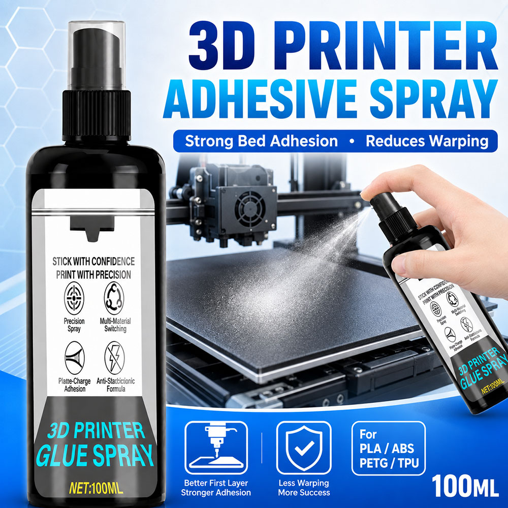 Petg Filament - 100/200 мл Сильный клей-спрей для 3D-принтера,