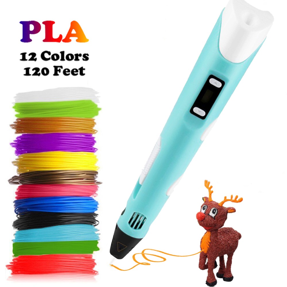 Pla Filament - Dikale 3D Ручка со светодиодным экраном