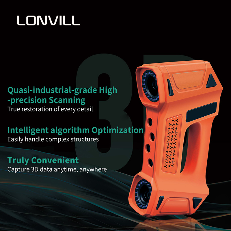 LONVILL – портативный 3D-скане – обзор и цена Handheld 3D Scanner High Precision
