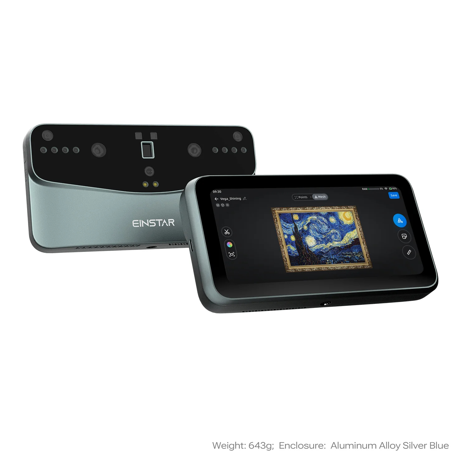 Высокоточный 3D-сканер Shining – обзор и цена Handheld 3D Scanner High Precision