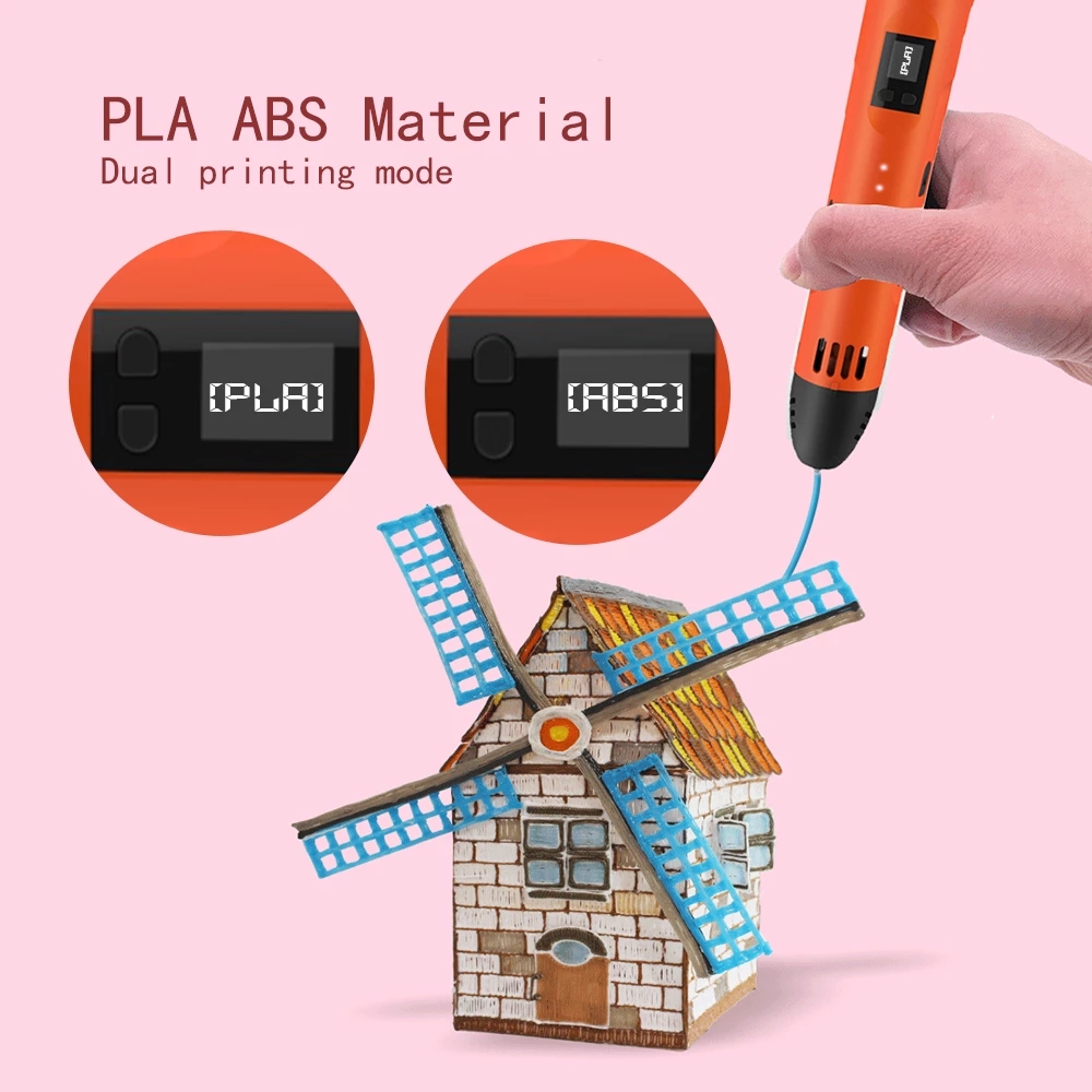 QCREATE Ручка для 3D-печати 1, – обзор и цена Pla Filament