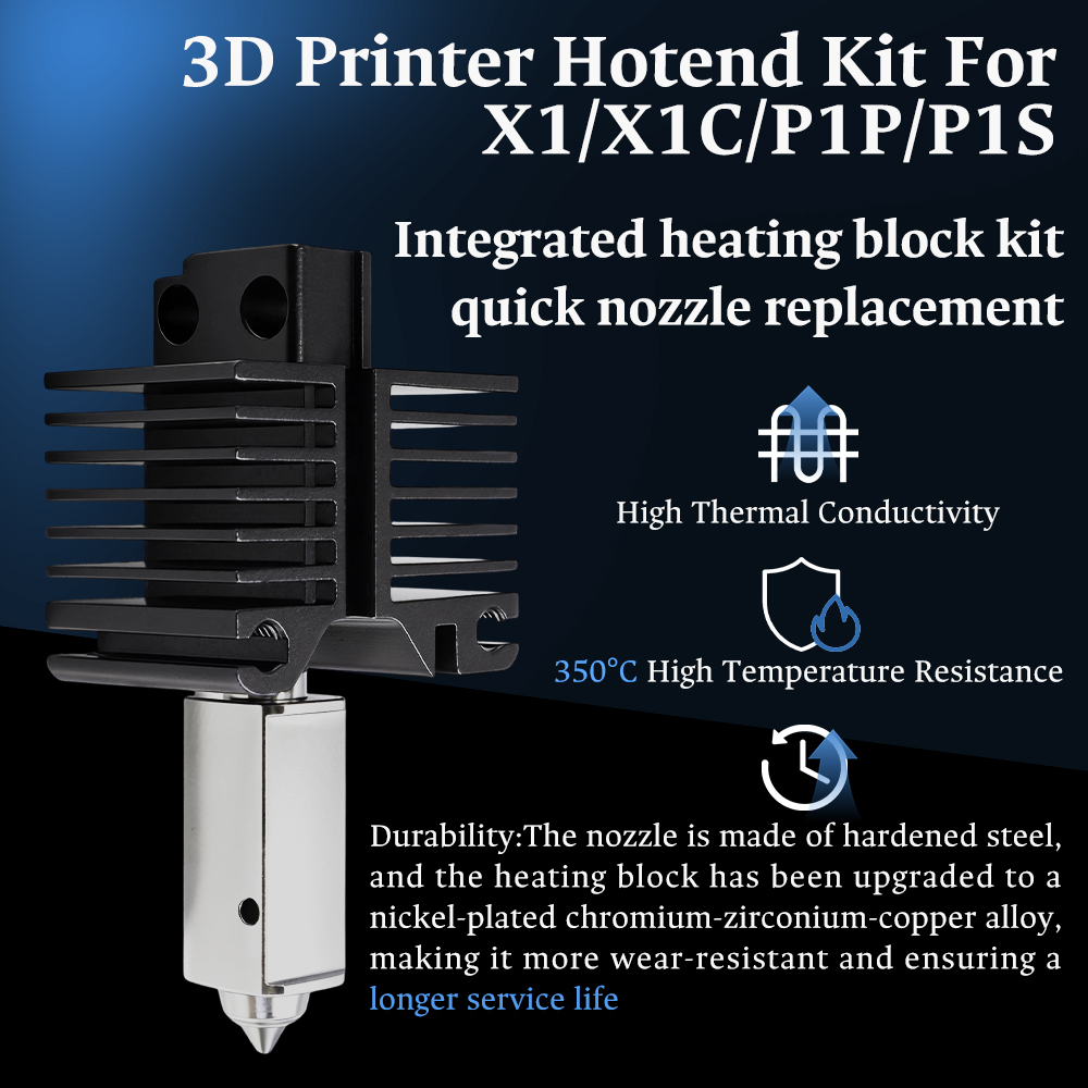 Горячий элемент (хотэнд) для B – обзор и цена Hotend Assembly